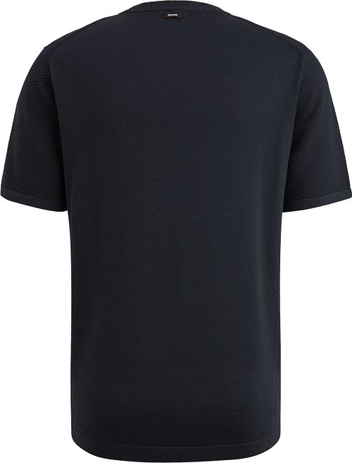 T-Shirt Vanguard con textura en azul marino Product / Achterkant