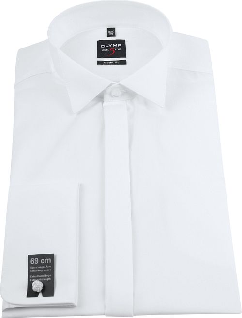 OLYMP Level 5 Tuxedo Shirt Extra Long Sleeve White Product / Detail
