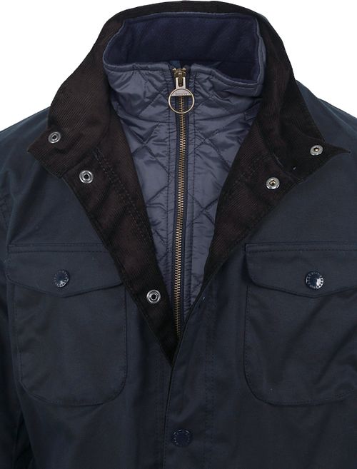 Giacca cerata Barbour Ogston blu scuro Product / Detail