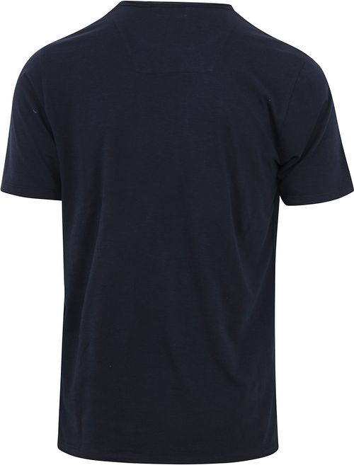 Dstrezzed Mc Queen T-shirt Melange Dunkelblau Product / Achterkant