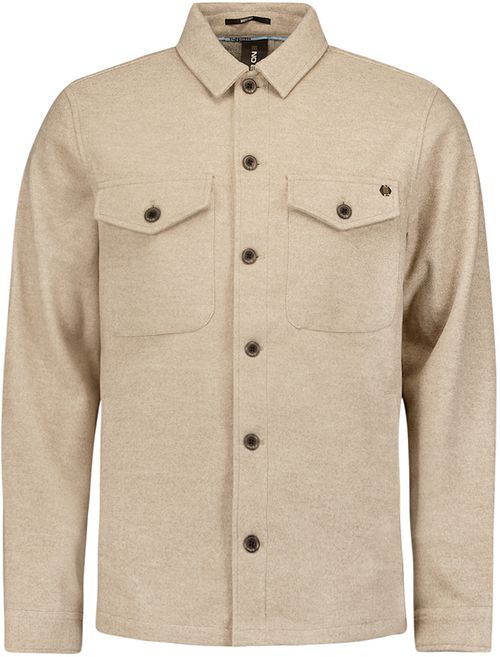 No Excess Overshirt Melange Beige Product