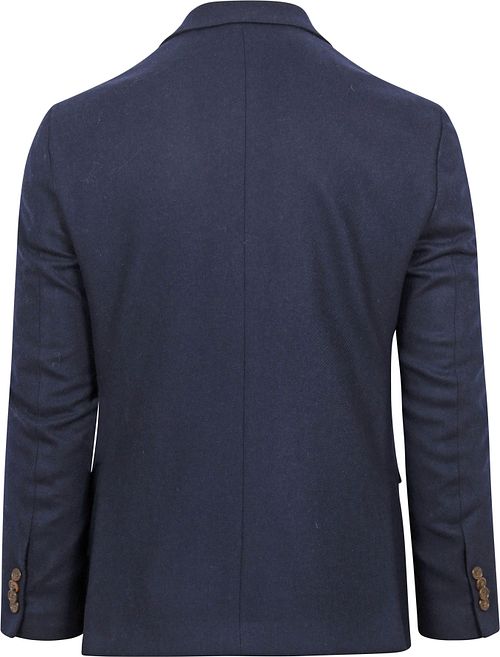 Passende Tweed-jakke i marineblått Product / Achterkant