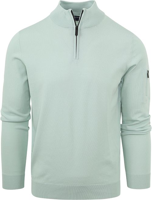 Pullover Suitable Half Zip verde menta Product