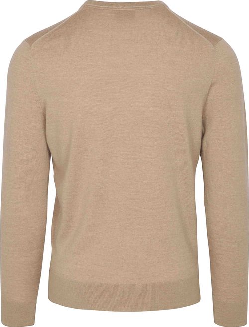 Suitable sweter z wełny merino w kolorze piaskowym Product / Achterkant