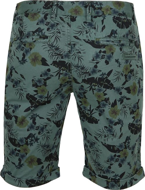 Suitable Shorts Leafs Dark Green Product / Achterkant