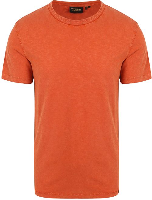 Superdry Slub T-Shirt Melange Oranje Product