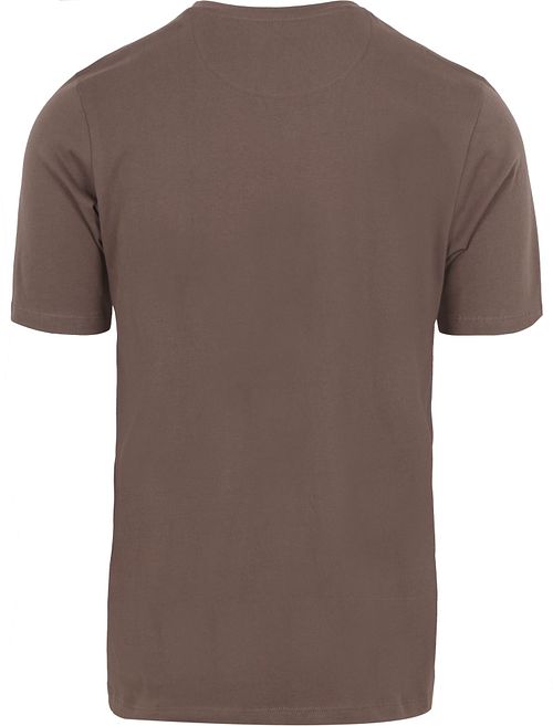 Suitable Respect T-shirt Jim Taupe Product / Achterkant
