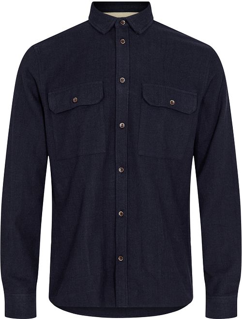 Anerkjendt Overhemd Leif Navy Product