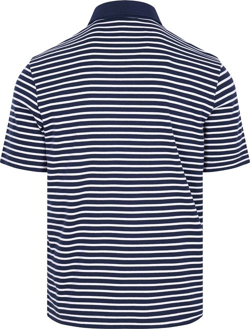 Koszulka polo Armor-Lux w paski w kolorze granatowym Product / Achterkant