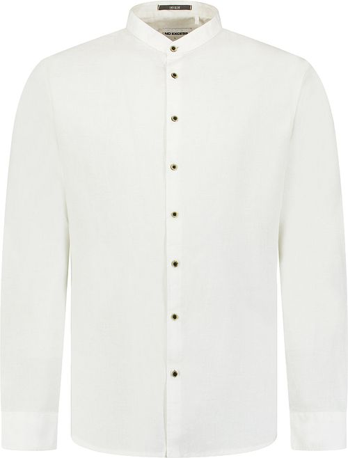 No Excess Linen Blend Camicia White Product
