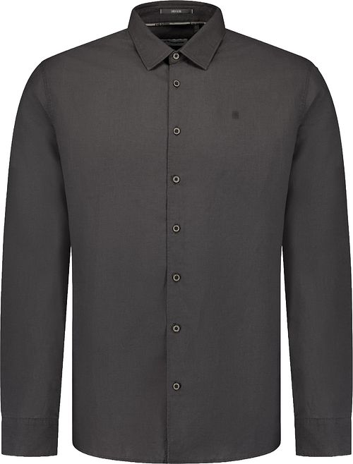 No Excess Shirt Mix Laine Dark Steel