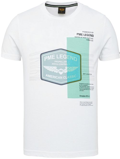 PME Legend Jersey T-shirt Logo Hvid Product