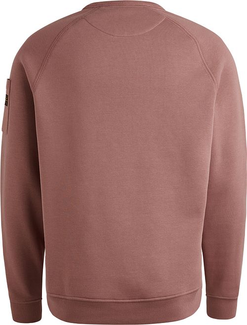 PME Legend Sweater Logo Nussbraun Regular Fit Product / Achterkant
