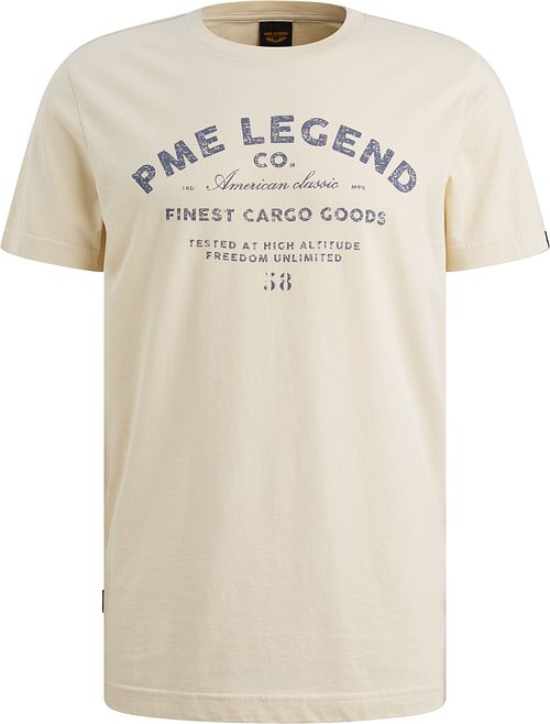 PME Legend T-skjorte Logo Artwork Ecru Product