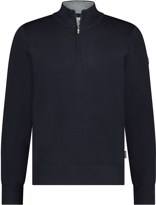 State Of Art Half Zip Trui Wol Blend Navy Product