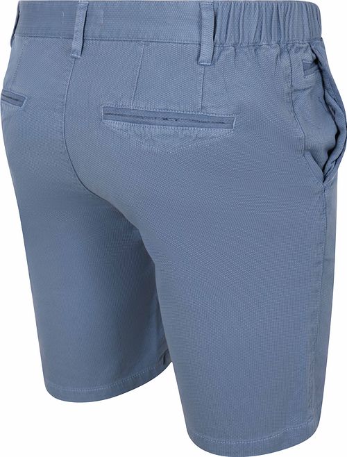 Suitable Ferdinand Pantalón Corto Structure Blue Product / Achterkant