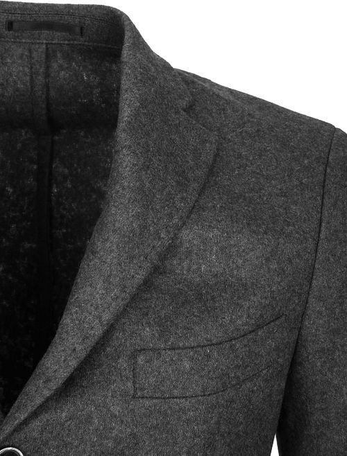 Suitable marynarka Easky z mieszanki wełny w kolorze szarym Product / Detail