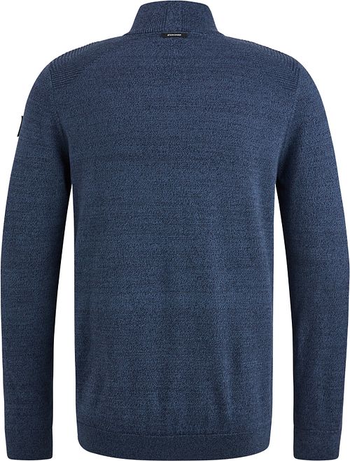 Vanguard sweter z półzamkiem melange w kolorze ciemnogranatowym Product