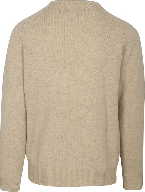 Jersey de lana de cordero Steppin' Out en greige Product / Achterkant