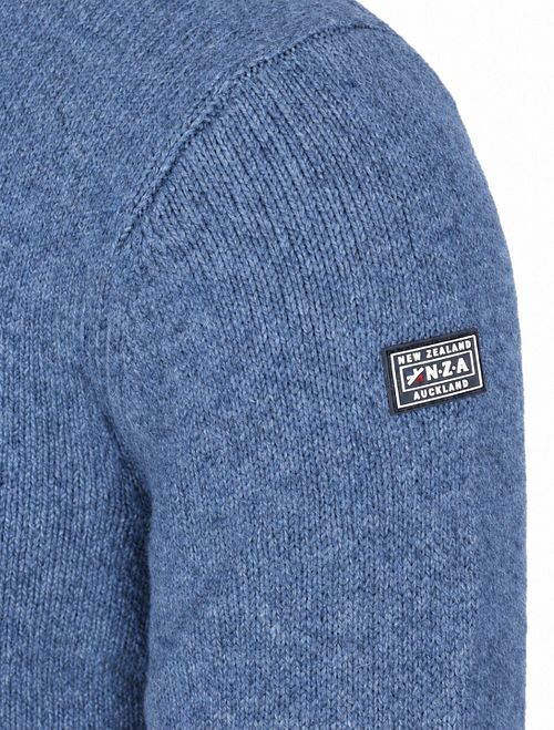 Dzianinowa koszulka polo NZA z długim rękawem w kolorze czerwonym Product / Detail