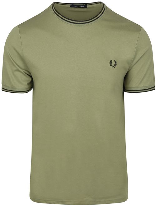 Fred Perry M1588 Twin Tipped T-shirt Grön Product