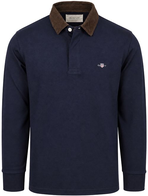 Gant Rugger Shield Corduroy Polo Navy