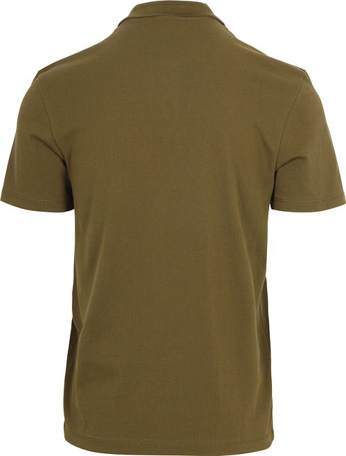 Koszulka polo Napapijri Ealis w kolorze oliwkowym Product / Achterkant