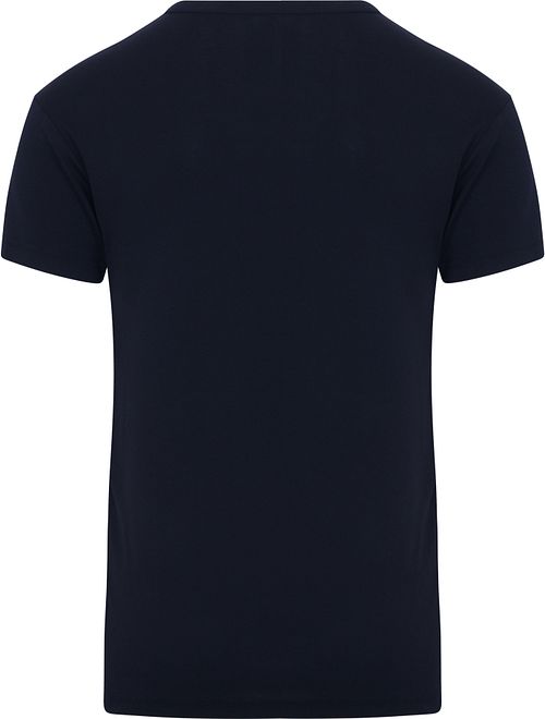 Alan Red København T-shirt rund hals marineblå 2-pak Product / Achterkant