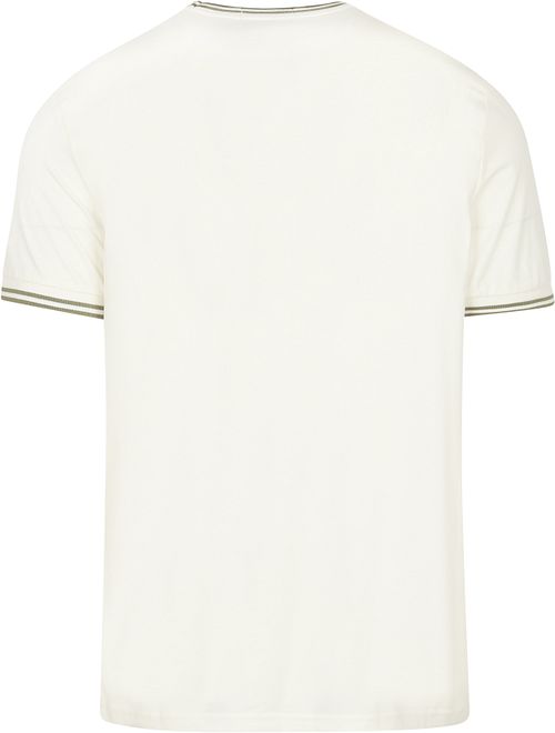 Fred Perry M1588 Twin Tipped T-skjorte Off-White Product / Achterkant