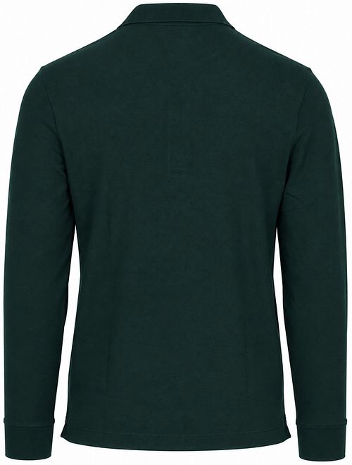 Lacoste Longsleeve Piqueskjorte Piqué mørkegrønn