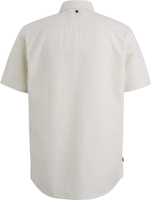 PME Legend Kortermet Skjorte Dobby Off White Product / Achterkant