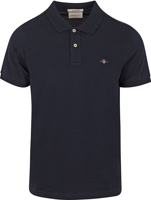 Polo Gant Shield Piqué en azul marino Product