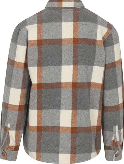 Suitable Overshirt August z domieszką wełny w kolorze szarym Product / Achterkant