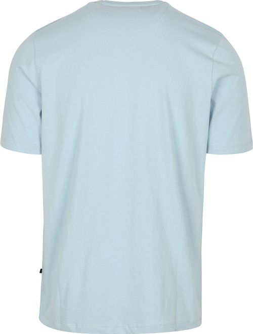 Suitable Respect T-shirt Jim Lichtblauw Product / Achterkant