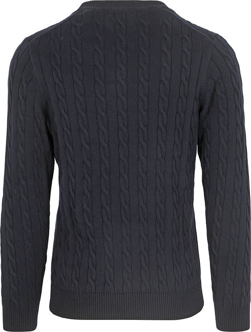 Sweter Gant Cable w kolorze granatowym Product / Achterkant