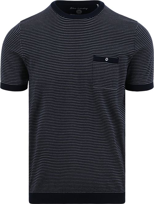T-Shirt a righe Blue Industry Navy Product