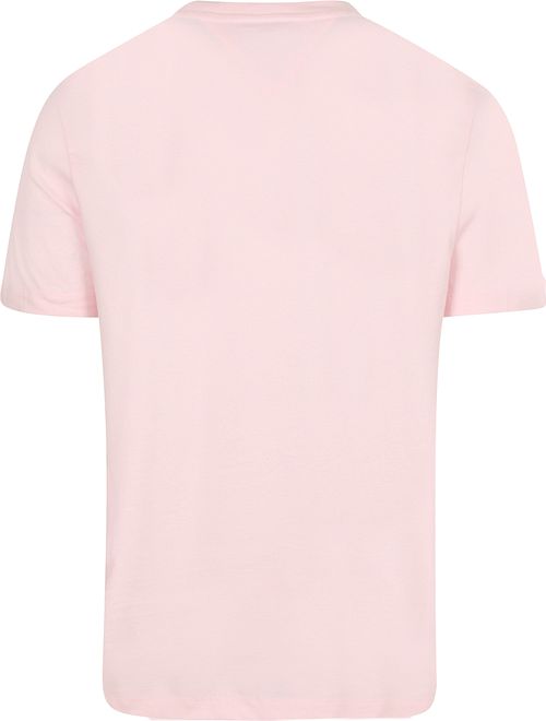Tommy Hilfiger T-shirt Essential Roze Product / Achterkant