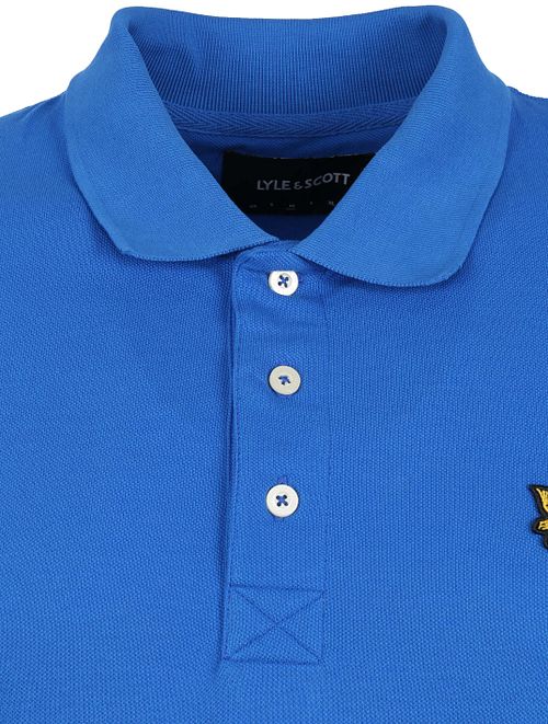 Lyle and Scott Blauw Polo Product / Detail