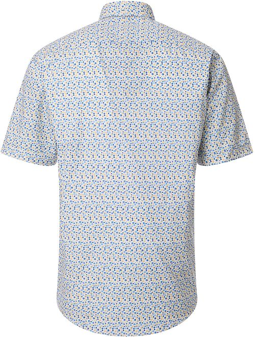 CASAMODA Short Sleeves Freizeithemd Dots Blau Product / Achterkant