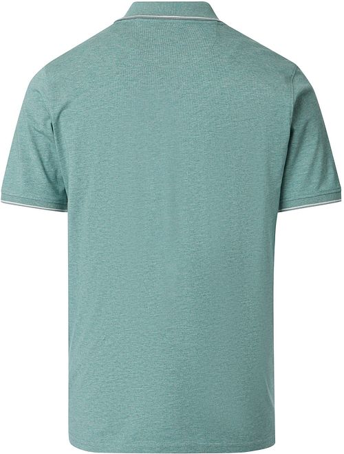 CASAMODA Polo Jersey Tipping Grön Product / Achterkant
