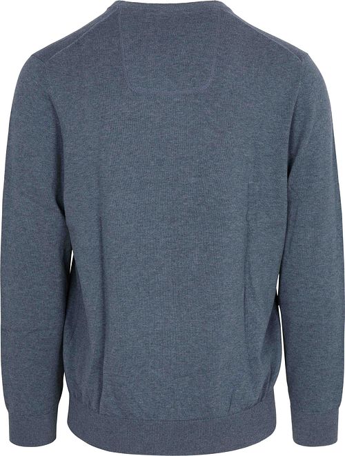 CASAMODA Pullover V-Ausschnitt Indigo