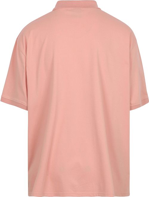 Lyle and Scott Plussize Polo Shirt Grapefruit Pink