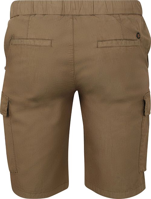 No Excess Korta Stretch Cargo Khaki Product / Achterkant