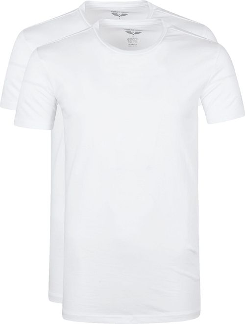 PME Legend Basic T-Shirt 2-Pack con collo rotondo bianco Product