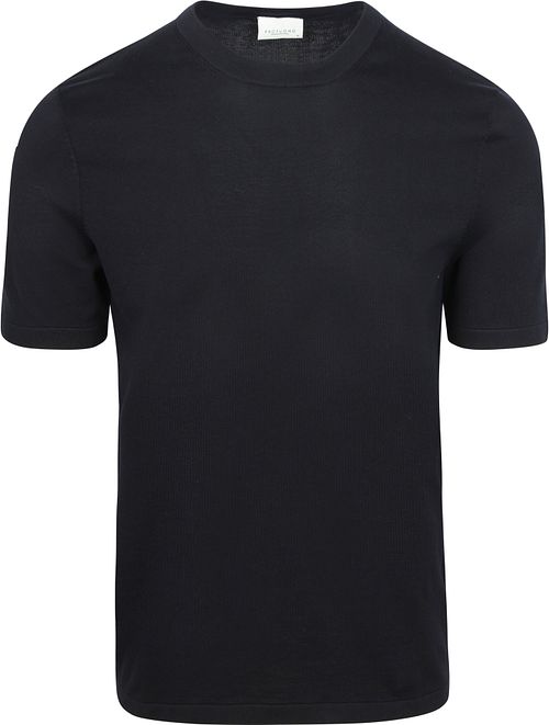 Profuomo T-Shirt Knitted Marine