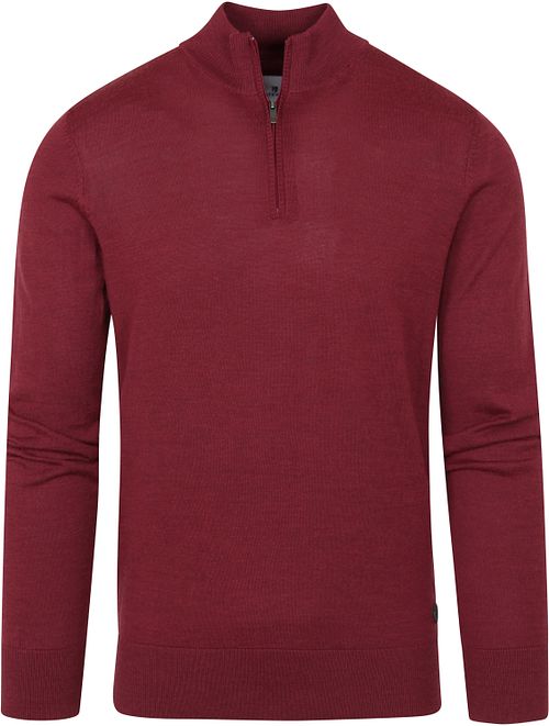 State Of Art Half Zip Ullden Bordeaux Rød Product