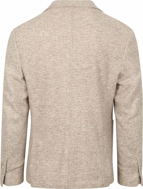 Suitable Strikket Matroskneppet Ufôret Beige Product / Achterkant