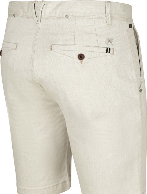 Vanguard V9 Bermuda Chino Ecru Product / Achterkant