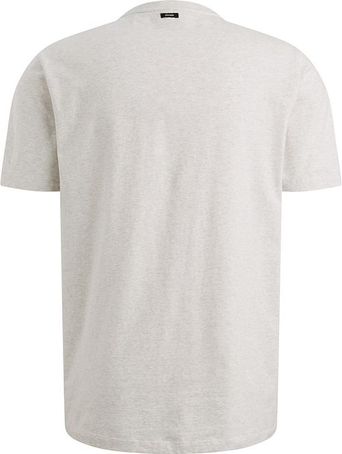 Camiseta Vanguard con logo en blanco roto jaspeado Product / Achterkant