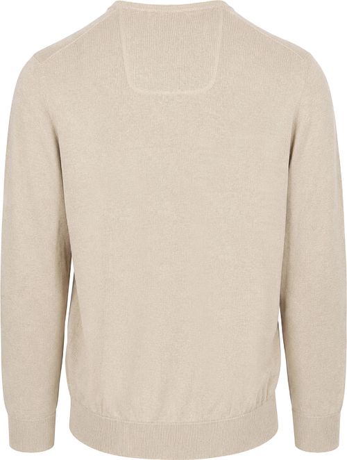 CASAMODA Pullover V-Ausschnitt Ecru
